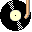 Vinly record icon